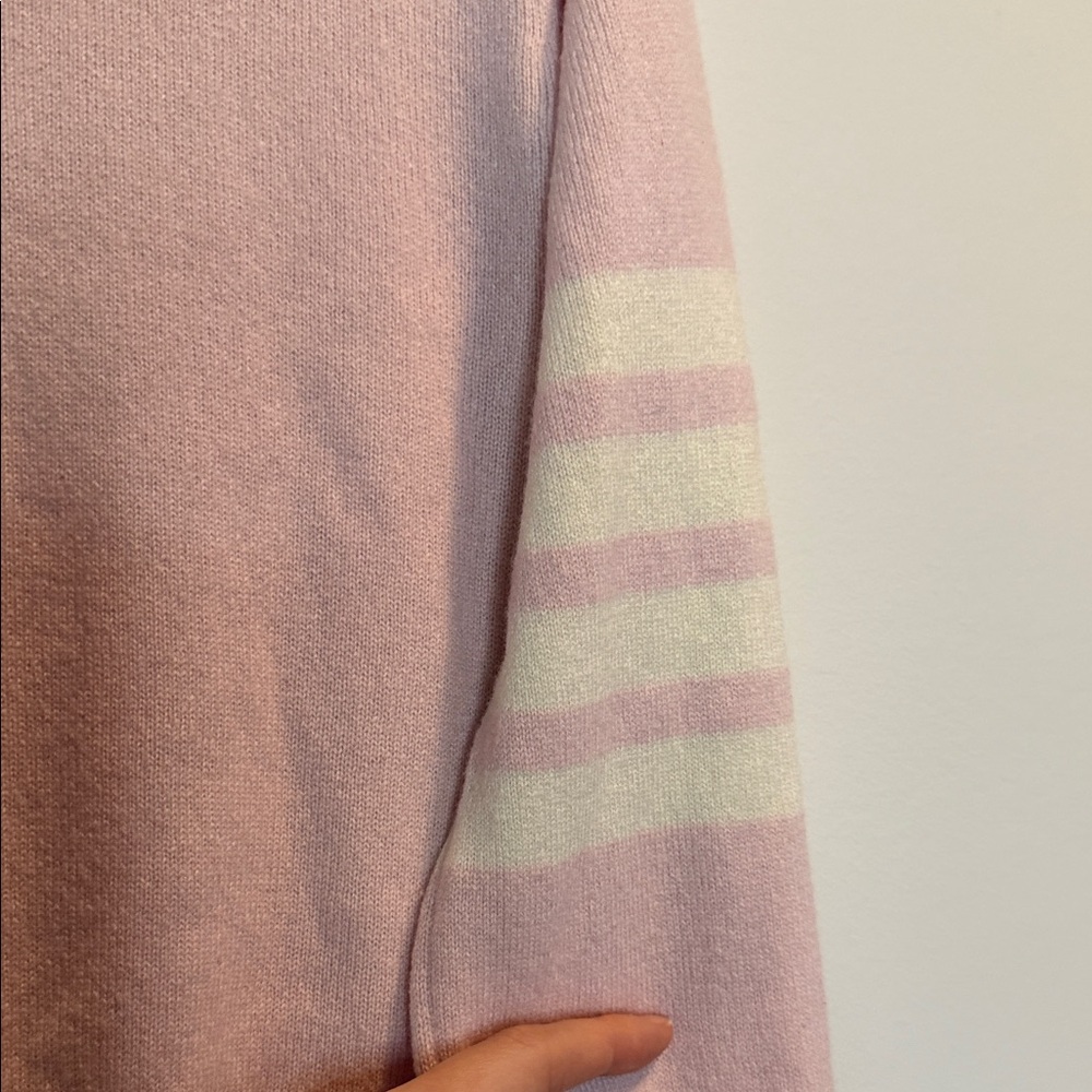 Thom Browne Light Pink Cashmere Sweater - Picture 5 of 8